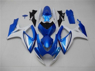 Carénages Suzuki GSXR 600 / 750 K6 2006-2007 - Bleu Blanc