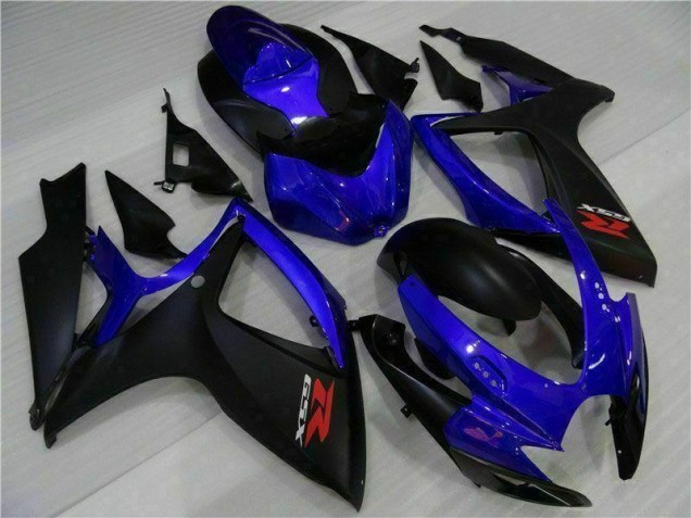 Carénages Suzuki GSXR 600 / 750 K6 2006-2007 - Bleu Noir Carénages Suzuki GSXR 600 / 750 K6 2006-2007 - Bleu Noir