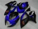 Carénages Suzuki GSXR 600 / 750 K6 2006-2007 - Bleu Noir Carénages Suzuki GSXR 600 / 750 K6 2006-2007 - Bleu Noir