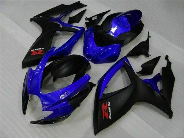 Carénages Suzuki GSXR 600 / 750 K6 2006-2007 - Bleu Noir Carénages Suzuki GSXR 600 / 750 K6 2006-2007 - Bleu Noir