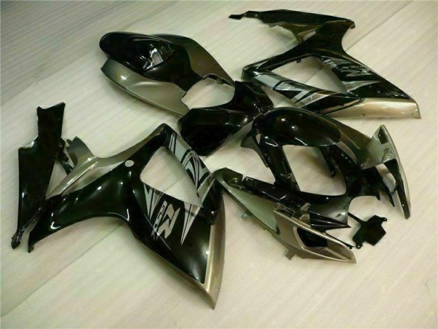 Carénages Suzuki GSXR 600 / 750 K6 2006-2007 - Noir Gris Carénages Suzuki GSXR 600 / 750 K6 2006-2007 - Noir Gris