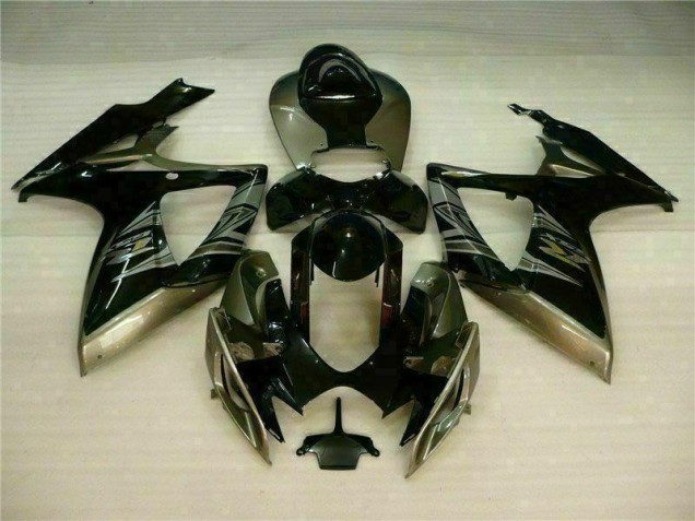 Carénages Suzuki GSXR 600 / 750 K6 2006-2007 - Noir Gris Carénages Suzuki GSXR 600 / 750 K6 2006-2007 - Noir Gris