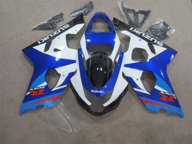 Carénages Suzuki GSXR 600 K4 2004-2005 - Bleu Blanc