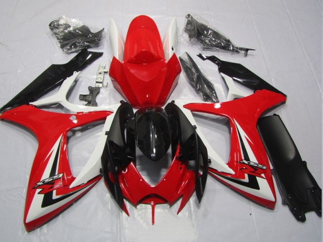 Carénages Suzuki GSXR 600 K6 2006-2007 - Noir Rouge Carénages Suzuki GSXR 600 K6 2006-2007 - Noir Rouge