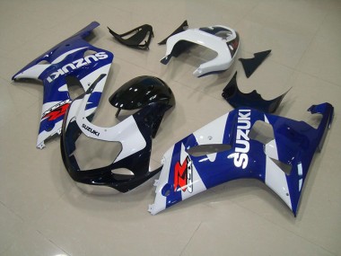 Carénages Suzuki GSXR 750 K1 K2 K3 2001-2003 - Bleu Blanc