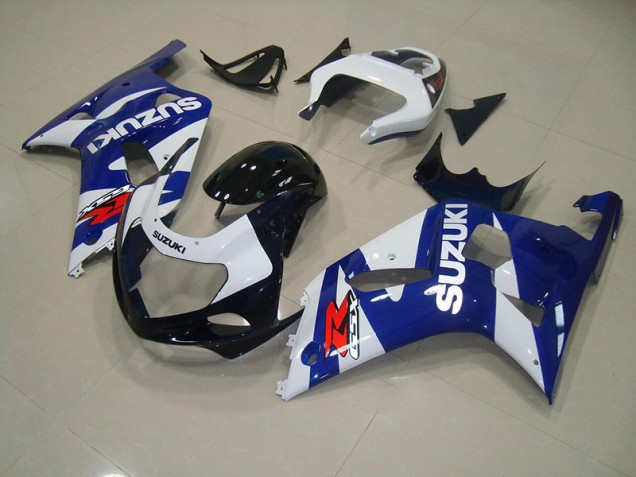 Carénages Suzuki GSXR 750 K1 K2 K3 2001-2003 - Bleu Blanc Carénages Suzuki GSXR 750 K1 K2 K3 2001-2003 - Bleu Blanc