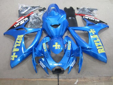 Carénages Suzuki GSXR 750 K6 2006-2007 - Bleu Jaune Rizla