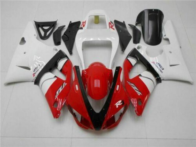 Carénages Yamaha R1 1998-1999 - Rouge Blanc Carénages Yamaha R1 1998-1999 - Rouge Blanc