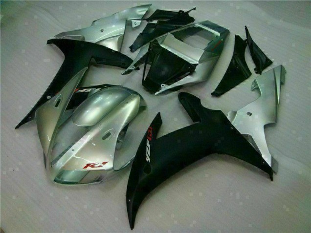 Carénages Yamaha R1 2002-2003 - Argent Noir Carénages Yamaha R1 2002-2003 - Argent Noir