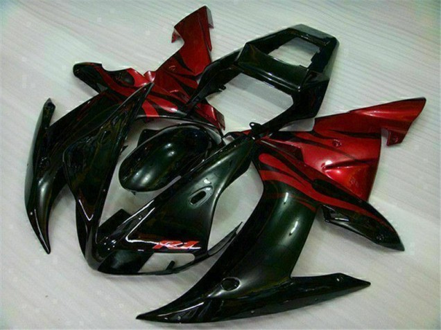Carénages Yamaha R1 2002-2003 - Noir Rouge Carénages Yamaha R1 2002-2003 - Noir Rouge