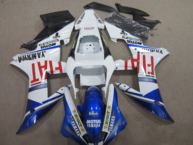 Carénages Yamaha R1 2004-2006 - Bleu Blanc Motul Fiat