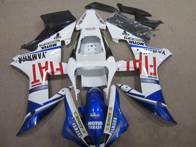 Carénages Yamaha R1 2004-2006 - Bleu Blanc Motul Fiat Carénages Yamaha R1 2004-2006 - Bleu Blanc Motul Fiat