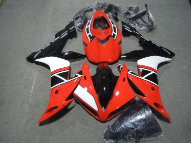 Carénages Yamaha R1 2004-2006 - Rouge Blanc Noir
