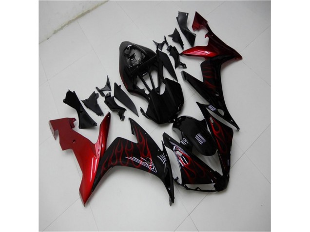 Carénages Yamaha R1 2004-2006 - Rouge Noir Carénages Yamaha R1 2004-2006 - Rouge Noir