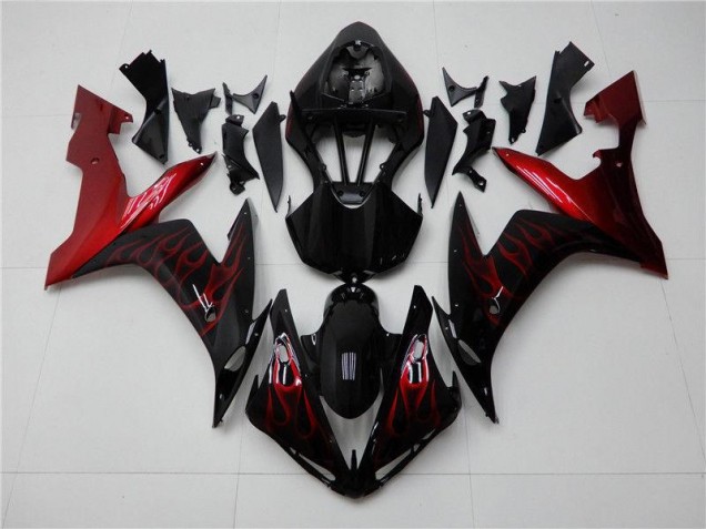 Carénages Yamaha R1 2004-2006 - Rouge Noir Carénages Yamaha R1 2004-2006 - Rouge Noir
