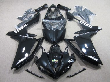 Carénages Yamaha R1 2007-2008 - Noir Blanc Décalque