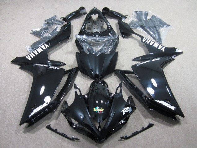 Carénages Yamaha R1 2007-2008 - Noir Blanc Décalque Carénages Yamaha R1 2007-2008 - Noir Blanc Décalque