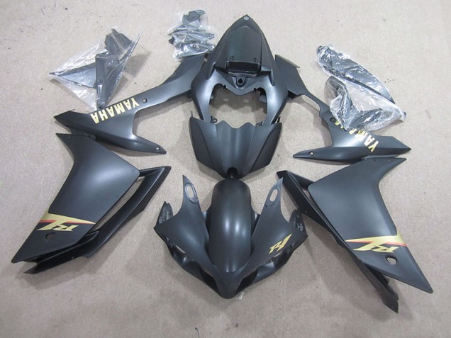 Carénages Yamaha R1 2007-2008 - Noir Or Décalque Carénages Yamaha R1 2007-2008 - Noir Or Décalque
