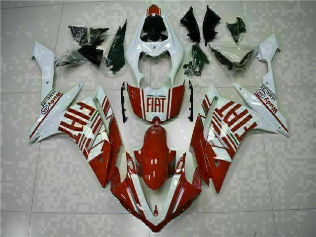 Carénages Yamaha R1 2007-2008 - Rouge Blanc Carénages Yamaha R1 2007-2008 - Rouge Blanc