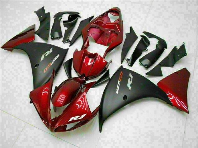 Carénages Yamaha R1 2009-2011 - Rouge Noir Carénages Yamaha R1 2009-2011 - Rouge Noir