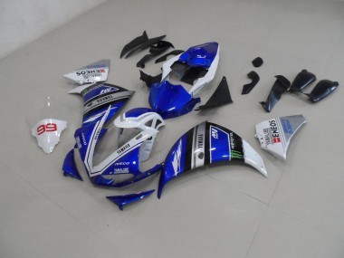 Carénages Yamaha R1 2012-2014 - Bleu Blanc