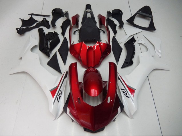Carénages Yamaha R1 2015-2019 - Rouge Blanc Carénages Yamaha R1 2015-2019 - Rouge Blanc