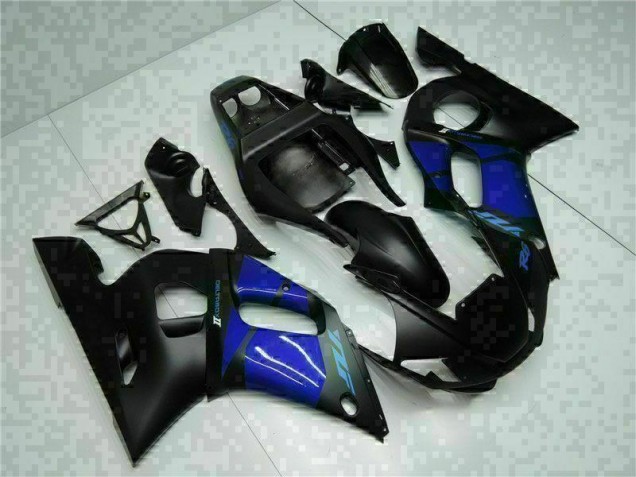 Carénages Yamaha R6 1998-2002 - Bleu Noir Carénages Yamaha R6 1998-2002 - Bleu Noir