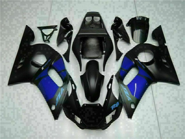 Carénages Yamaha R6 1998-2002 - Bleu Noir Carénages Yamaha R6 1998-2002 - Bleu Noir