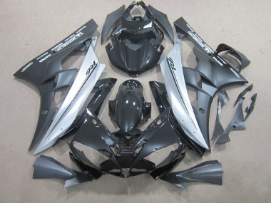 Carénages Yamaha R6 2006-2007 - Argent Noir