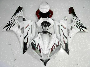 Carénages Yamaha R6 2006-2007 - Blanc