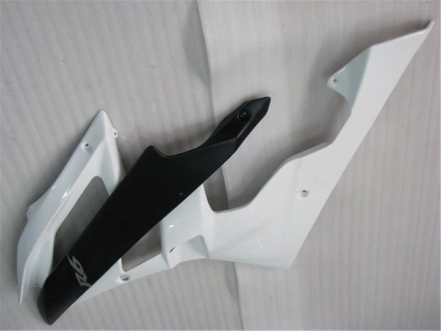 Carénages Yamaha R6 2006-2007 - Blanc Noir Carénages Yamaha R6 2006-2007 - Blanc Noir