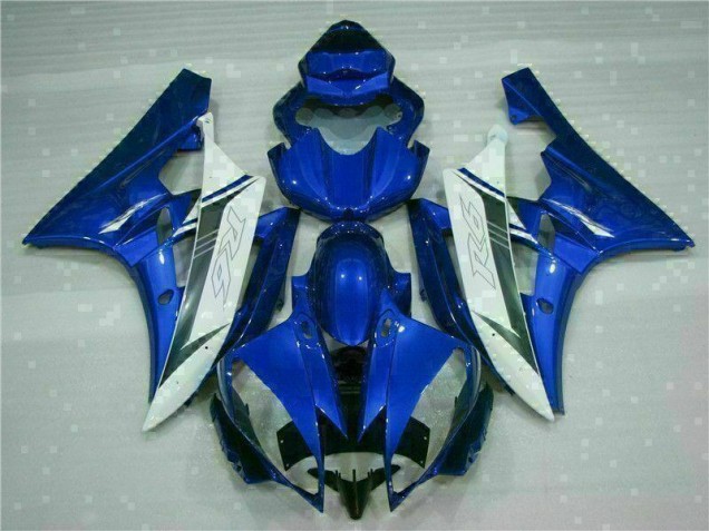 Carénages Yamaha R6 2006-2007 - Bleu Blanc Carénages Yamaha R6 2006-2007 - Bleu Blanc
