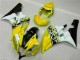 Carénages Yamaha R6 2006-2007 - Jaune Blanc Noir