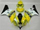 Carénages Yamaha R6 2006-2007 - Jaune Blanc Noir