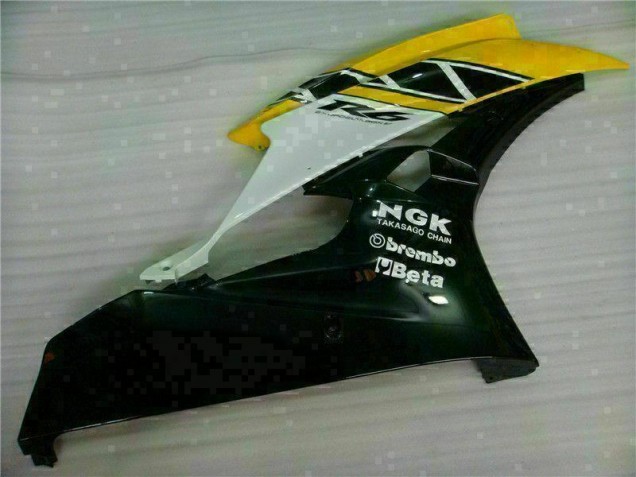 Carénages Yamaha R6 2006-2007 - Jaune Noir Carénages Yamaha R6 2006-2007 - Jaune Noir