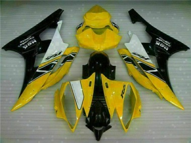Carénages Yamaha R6 2006-2007 - Jaune Noir