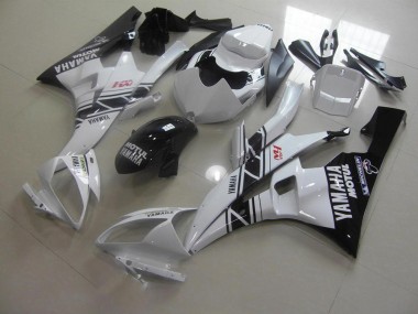 Carénages Yamaha R6 2006-2007 - Noir Blanc