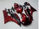 Carénages Yamaha R6 2006-2007 - Rouge Noir Carénages Yamaha R6 2006-2007 - Rouge Noir
