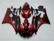 Carénages Yamaha R6 2006-2007 - Rouge Noir Carénages Yamaha R6 2006-2007 - Rouge Noir