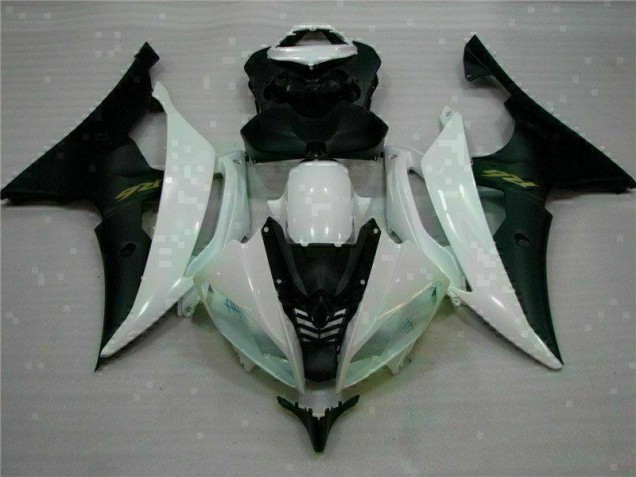 Carénages Yamaha R6 2008-2016 - Blanc Noir Carénages Yamaha R6 2008-2016 - Blanc Noir