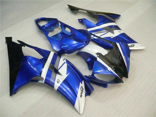 Carénages Yamaha R6 2008-2016 - Bleu Blanc Noir Carénages Yamaha R6 2008-2016 - Bleu Blanc Noir
