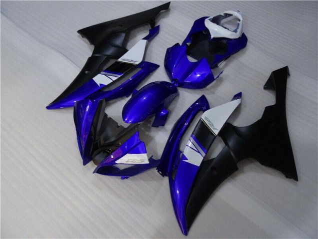 Carénages Yamaha R6 2008-2016 - Bleu Noir Carénages Yamaha R6 2008-2016 - Bleu Noir