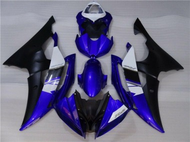 Carénages Yamaha R6 2008-2016 - Bleu Noir