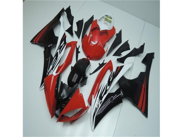 Carénages Yamaha R6 2008-2016 - Rouge Blanc Carénages Yamaha R6 2008-2016 - Rouge Blanc