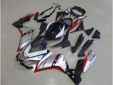 Carrosserie Aprilia RS4 50 125 2011-2018 - Noir Argent Rouge