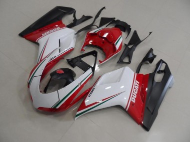 Carrosserie Ducati 848 1098 1198 2007-2014 - Rouge Blanc