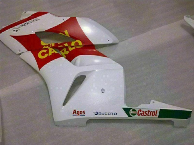 Carrosserie Honda CBR 1000 RR 2004-2005 - Blanc Rouge Carrosserie Honda CBR 1000 RR 2004-2005 - Blanc Rouge