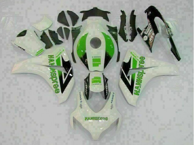 Carrosserie Honda CBR 1000 RR 2008-2011 - Vert Blanc Carrosserie Honda CBR 1000 RR 2008-2011 - Vert Blanc