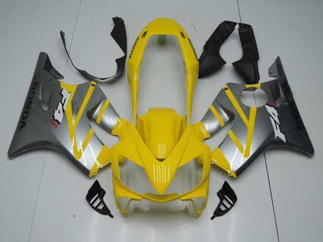 Carrosserie Honda CBR 600 F4i 2004-2007 - Jaune Gris Carrosserie Honda CBR 600 F4i 2004-2007 - Jaune Gris