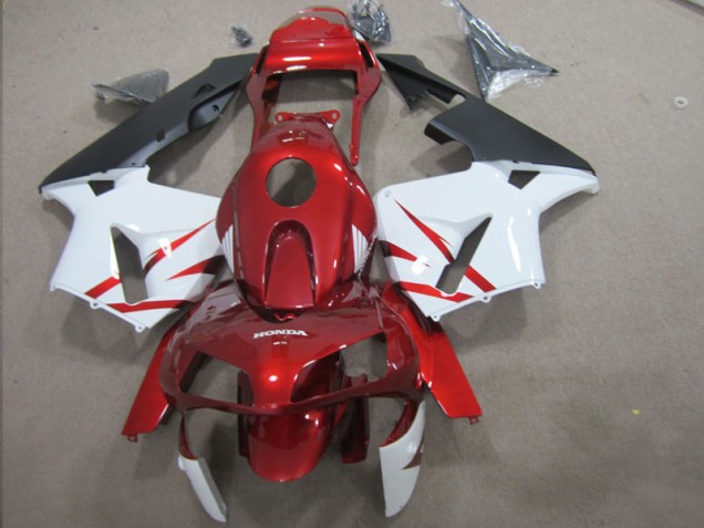 Carrosserie Honda CBR 600 RR 2003-2004 - Rouge Blanc Carrosserie Honda CBR 600 RR 2003-2004 - Rouge Blanc